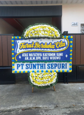 Papan Bunga Duka di Tambusai