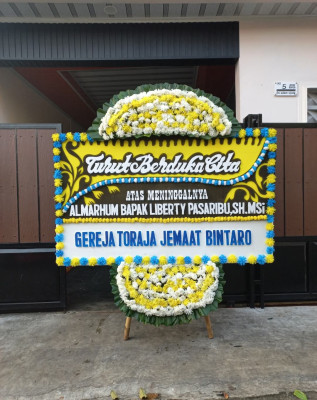 Papan Bunga Duka di Tambusai