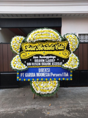 Papan Bunga Duka di Tambusai